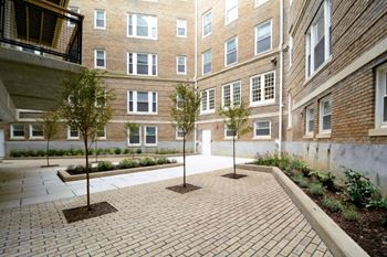 Serene courtyard